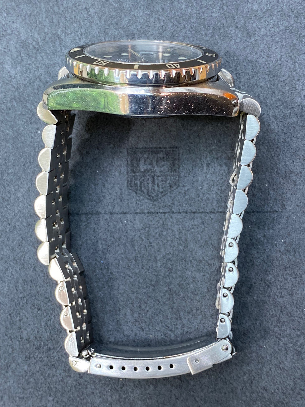 Thumbnail: 👍 Vintage TAG HEUER 1000 980.013 Black Dial 844 Monnin Dive Watch