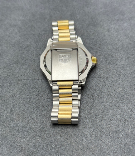 👍 Vintage TAG HEUER 3000 Series 934.213 MIDSIZE S&G Steel & Gold