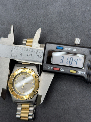 👍 Vintage TAG HEUER 3000 Series MIDSIZE S&G Steel Gold
