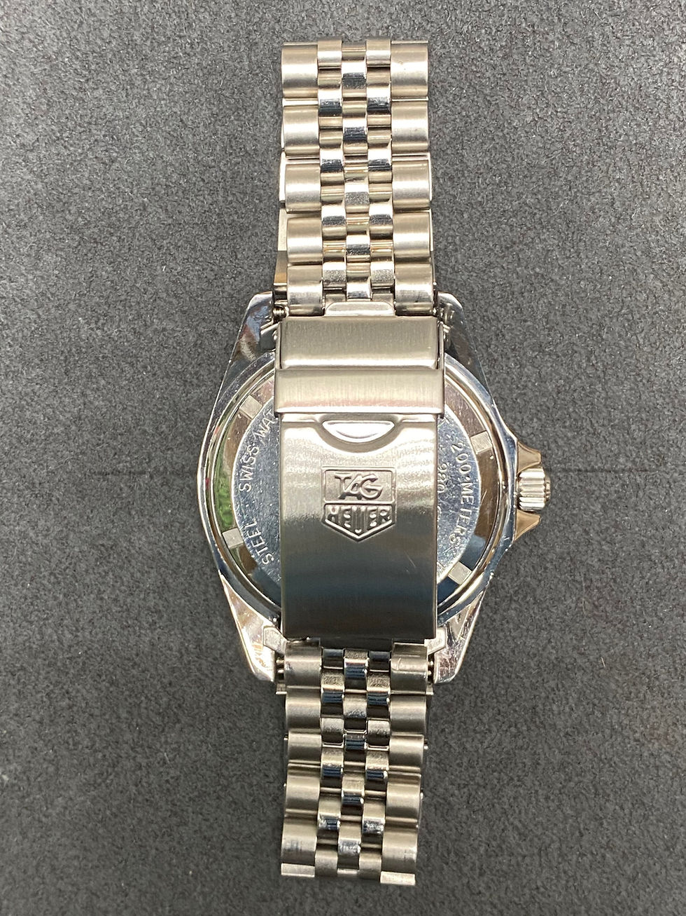 Thumbnail: 👍 Vintage TAG HEUER 1000 980.613 blue Submarine Dive Watch