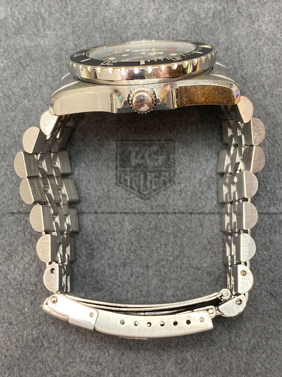 Thumbnail: 👍 Ladies Vintage TAG HEUER 1000 980.015 Black Submariner Style Dive Watch