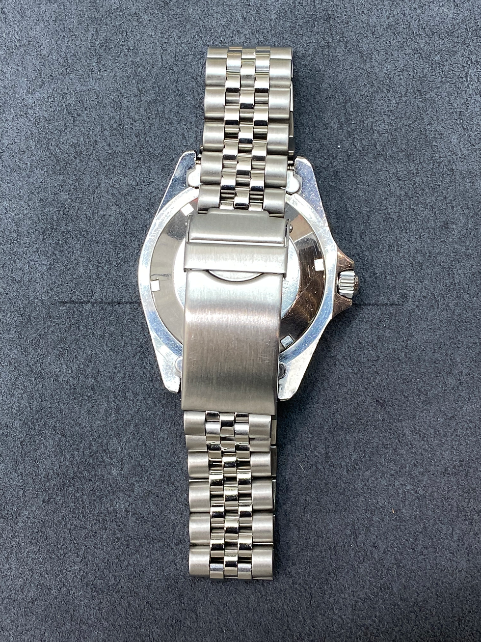 Thumbnail: 👍 Serviced Vintage TAG HEUER 1000 980.013 Black Dial 844 Monnin Dive Watch