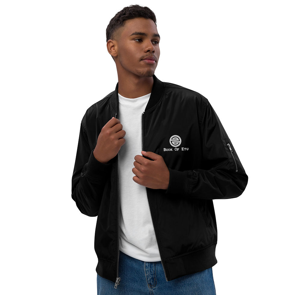 Thumbnail: Book of Etu bomber jacket