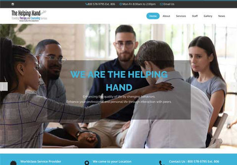 The Helping Hand Travels website