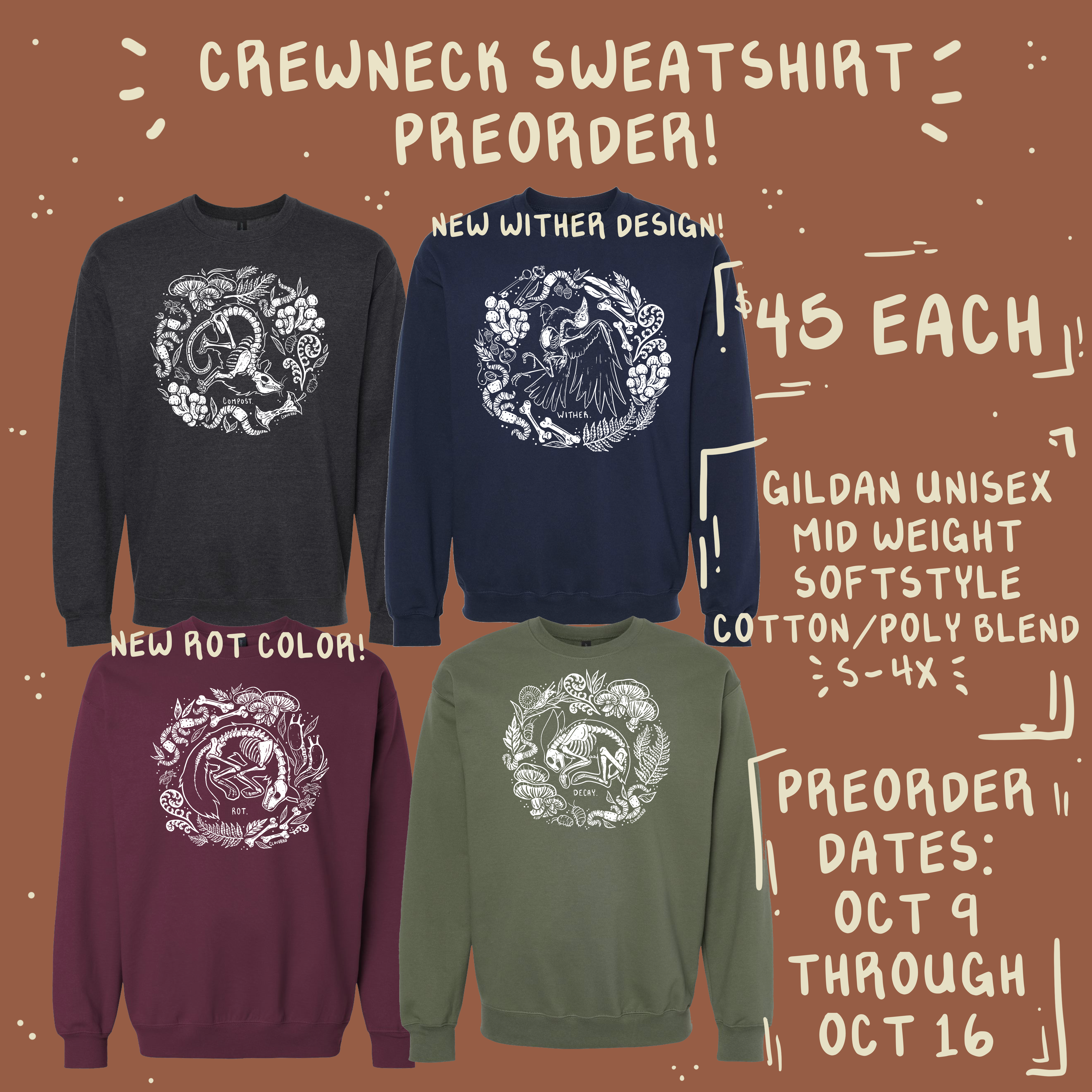 PREODRER - Crewnecks!