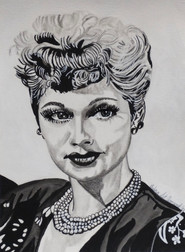 practice portrait I did of Lucy
