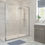 Thumbnail: Core 1600mm Sliding Shower Door - Chrome