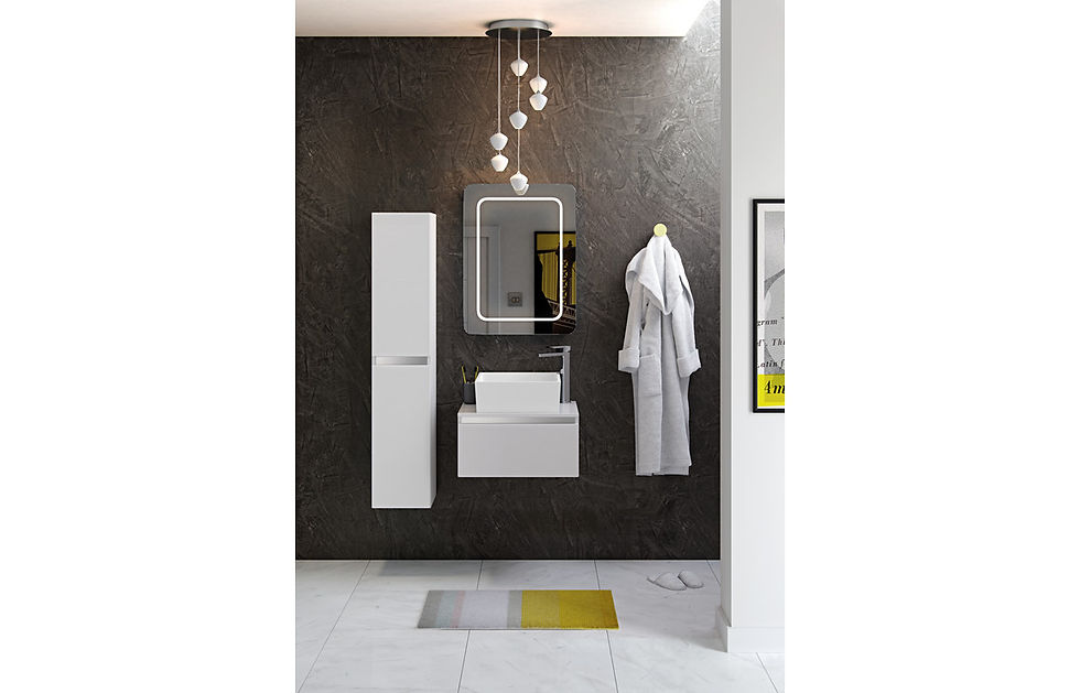 Thumbnail: Cadiz 600mm Floor Standing WC Unit - White Gloss