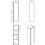 Thumbnail: 350mm Tall Bathroom Storage Unit Specification