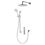 Thumbnail: Aqualisa iSystem Digital Shower with Adjustable & Wall Fixed Heads (HP/Combi)