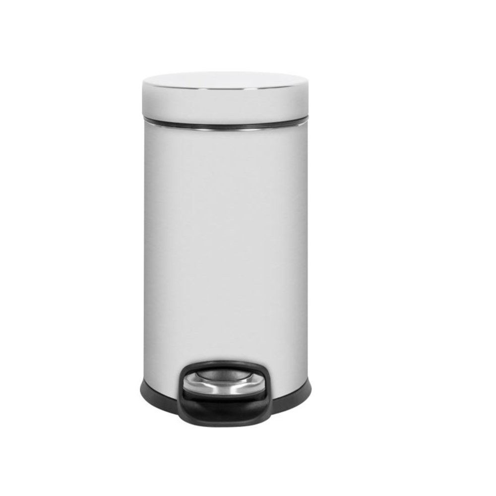 Zenith Haven Pedal Bin 8ltr MATT WHITE