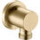 Thumbnail: Wall Outlet Elbow - Brushed Brass