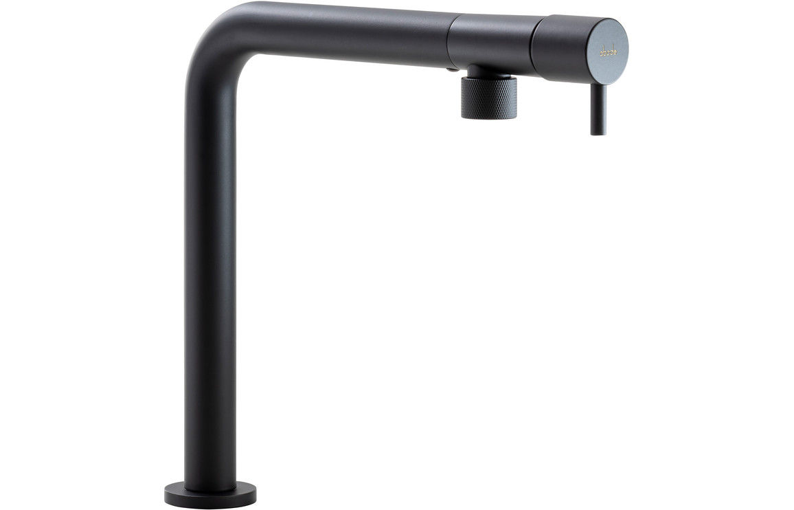 Abode Agilis Single Lever Mixer Kitchen Tap - Matt Black