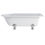 Thumbnail: Burlington Hampton 170cm Right Handed Showering Bath with Luxury Feet