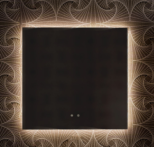 Deco 600x600 Square LED Bathroom Mirror with Backlight