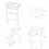 Thumbnail: 2 Drawer Vanity Unit 550mm Specification
