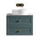 Thumbnail: Zest Classic 600mm Wall Hung Vanity with Stone Counter Top & Basin - Soft Sage