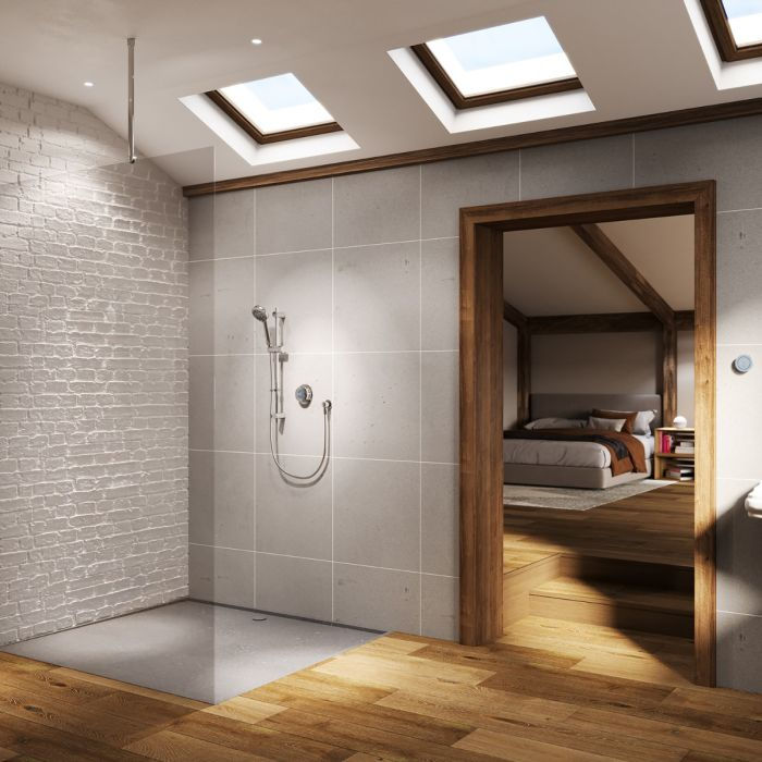 Thumbnail: Shower with Adjustable Head