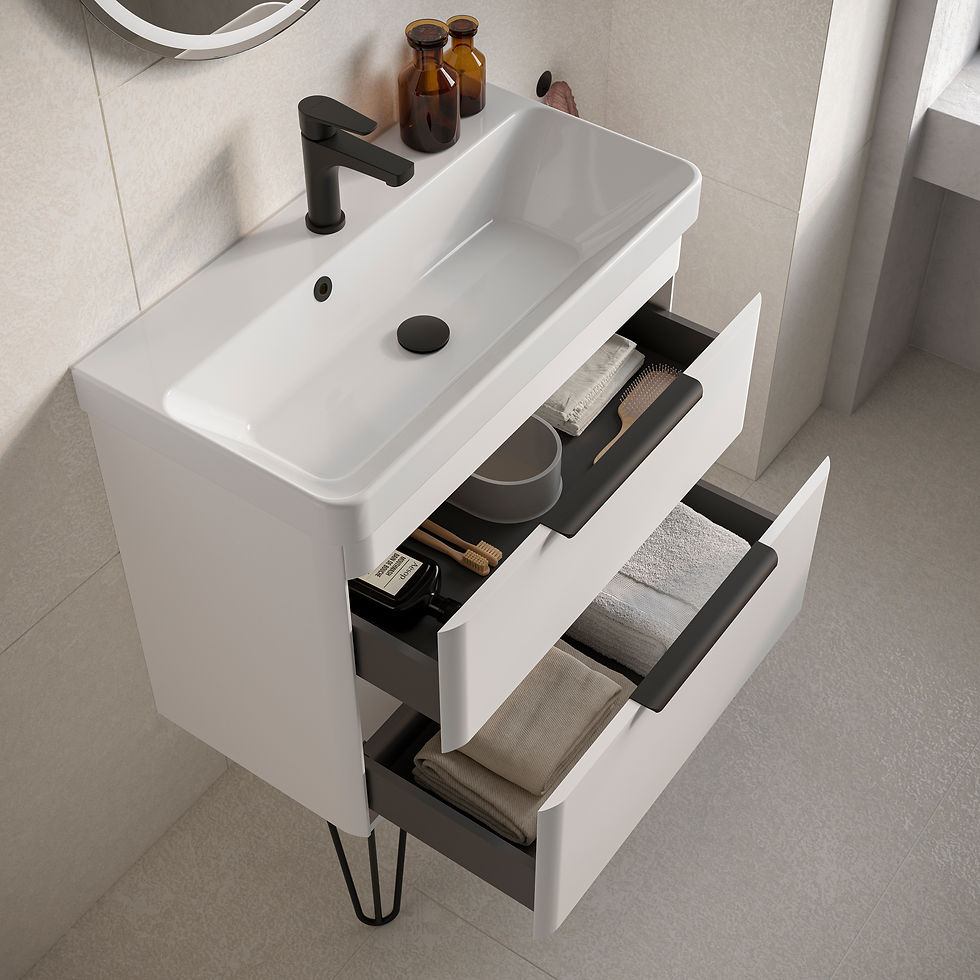 Thumbnail: designer wall hung vanity units