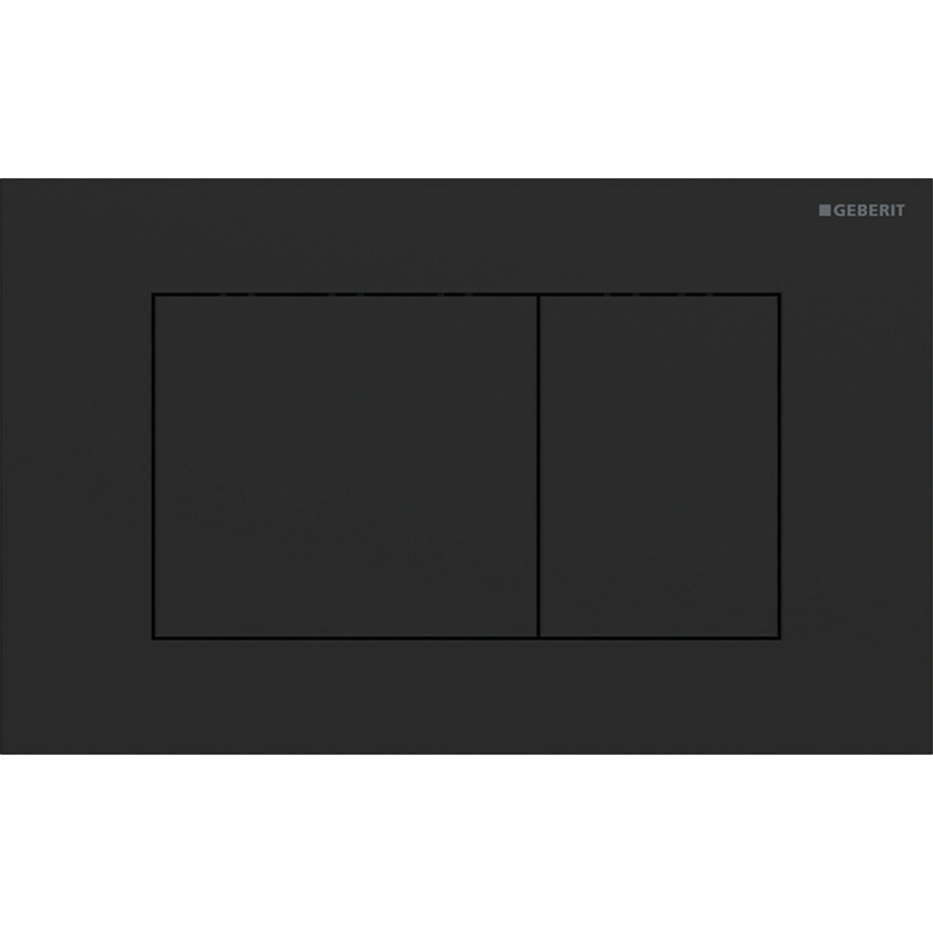 Geberit Sigma40 Square Dual Flush Plate – Matt Black