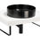 Thumbnail: Abode Tableau/Iox Shelf & Round Basin Set - Chalk White w/Matt Black Finishes
