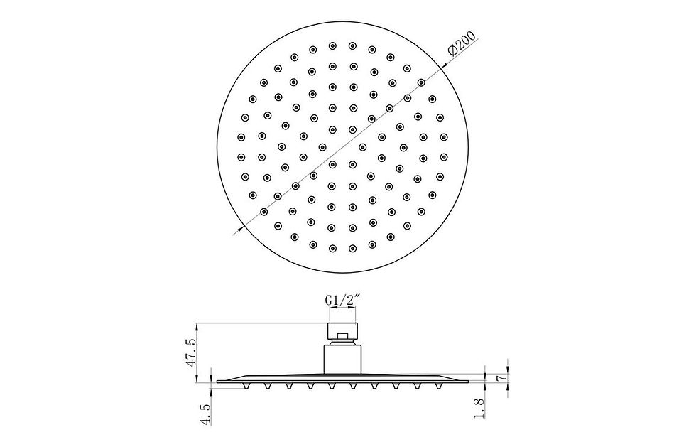 Thumbnail: Showerhead Specification