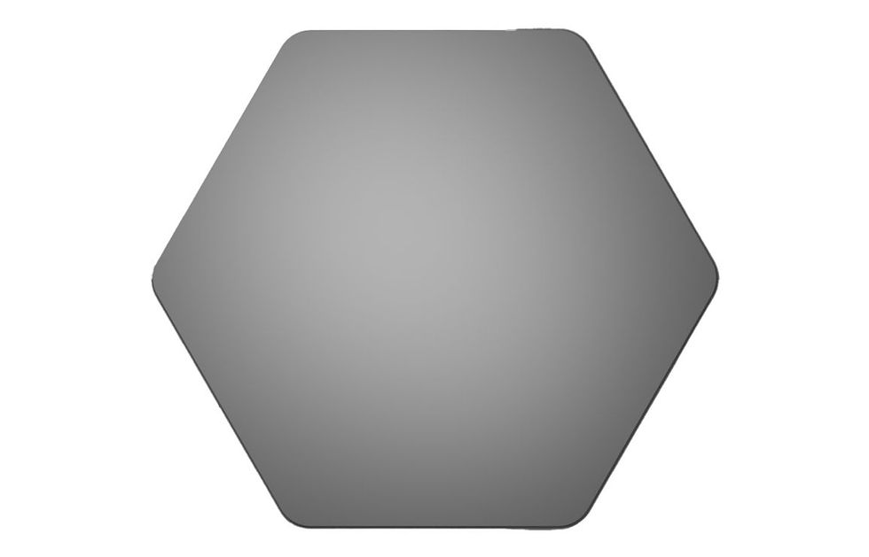 Naple 500x441mm Hexagonal Mirror
