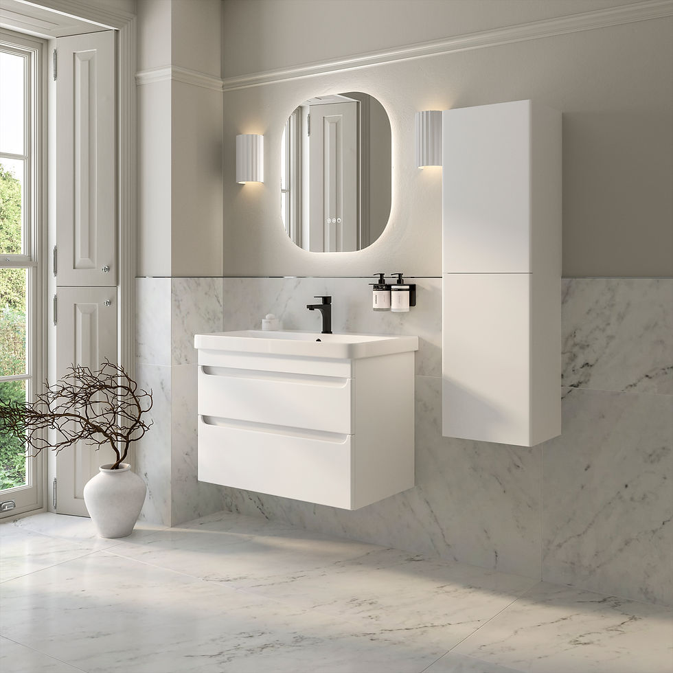 Thumbnail: wall hung drawer vanity unit