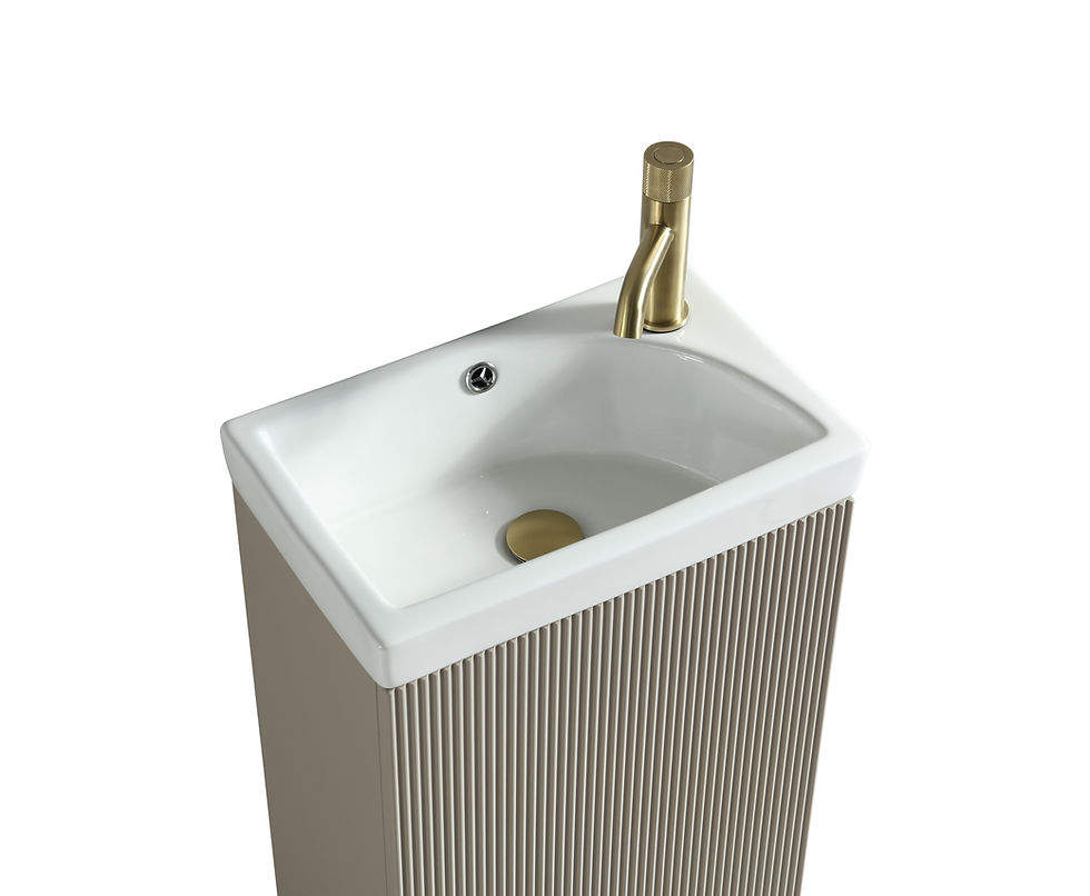 Thumbnail: grey bathroom furniture