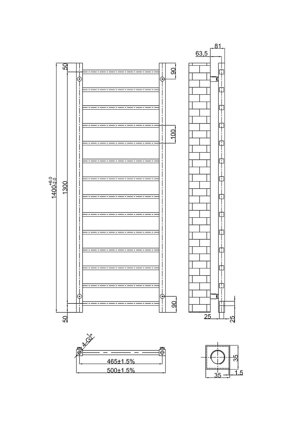 Thumbnail: designer bathroom radiator specification