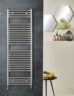Redroom Elan Straight Chrome Radiator - 600x400mm