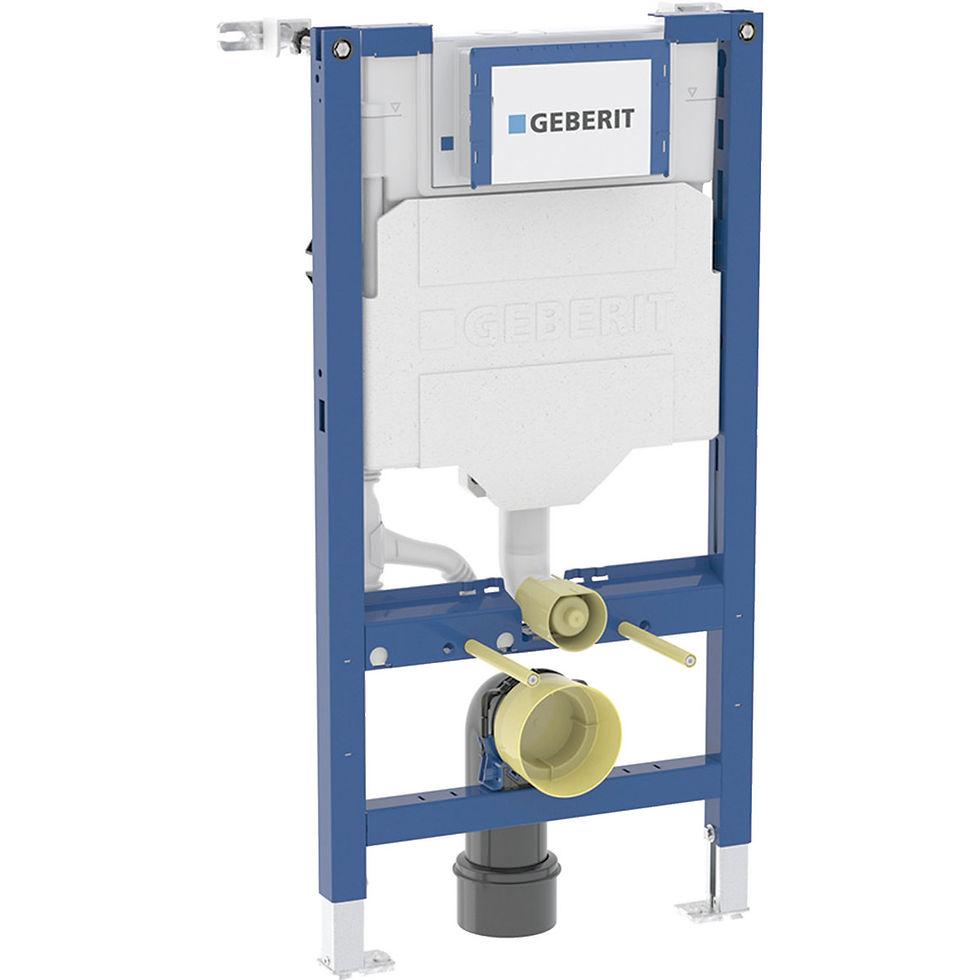 Geberit New Duofix 980mm Frame for Wall Hung Pans with Sigma Concealed Cistern