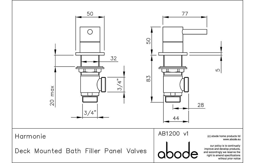 Thumbnail: FIller Taps specification