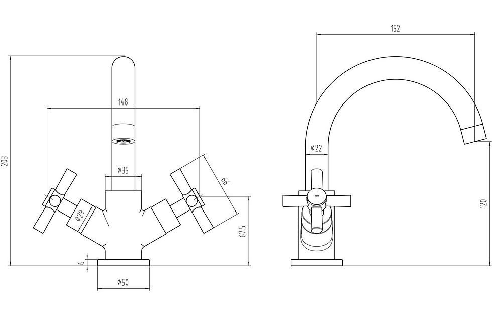 Thumbnail: basin mixer tap specification
