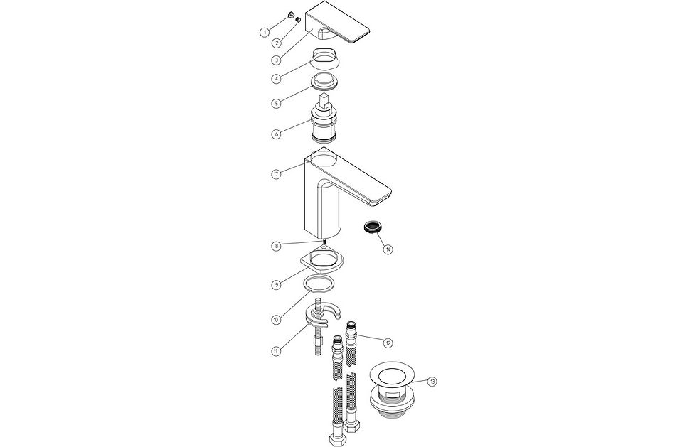basin mixer tap specification