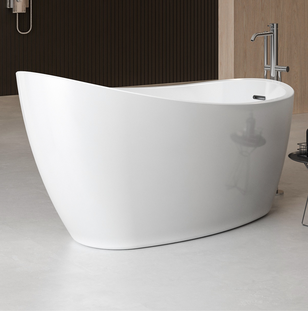 Charlotte Edwards Proteus Freestanding Bath Gloss White 1550x780x760mm