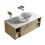Thumbnail: oak wall hung vanity units