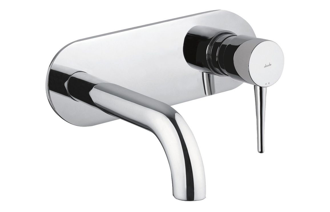 Abode Chao Wall Mounted Basin Mixer Tap - Chrome