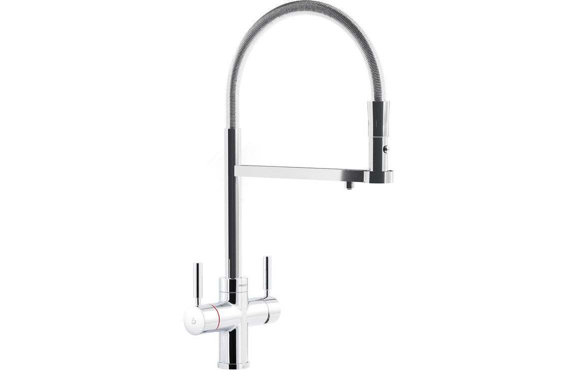 Abode 3 IN 1 Professional Monobloc Kitchen Tap - Chrome
