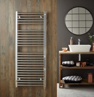 Redroom Elan Electric Straight Chrome Radiator - 1901x500mm