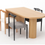 サムネイル： PORTO DINING TABLE