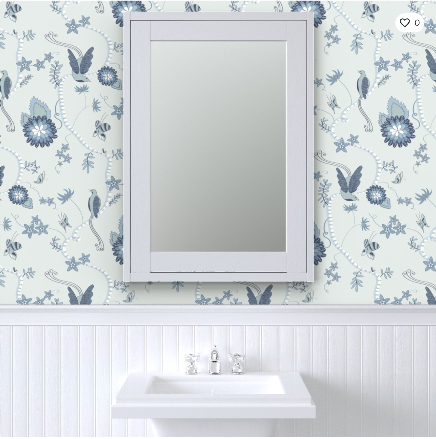 Garden Delight - Blue Sky Wallpaper