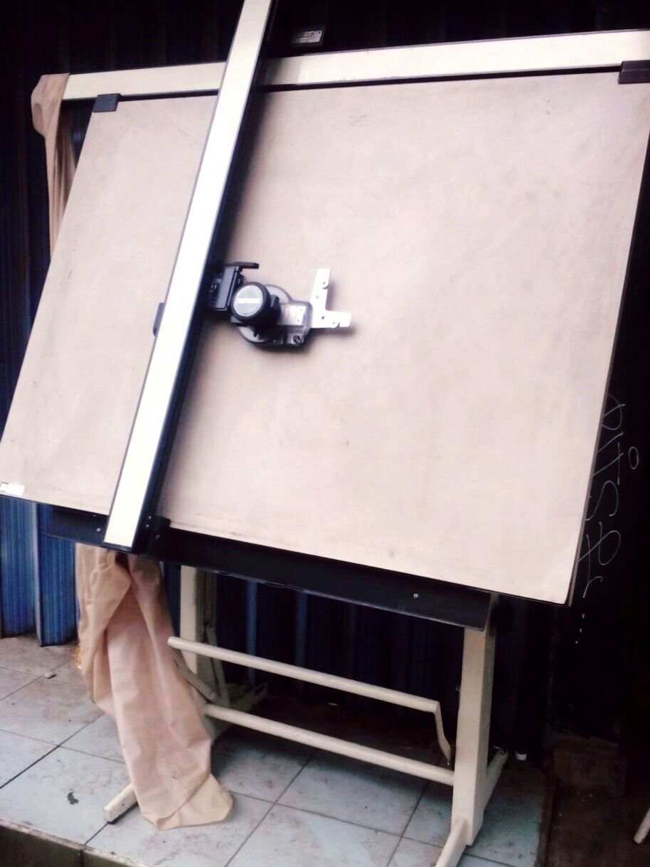Drafting stand precica mutoh, Board magnet, drafting mesin newstar nspr