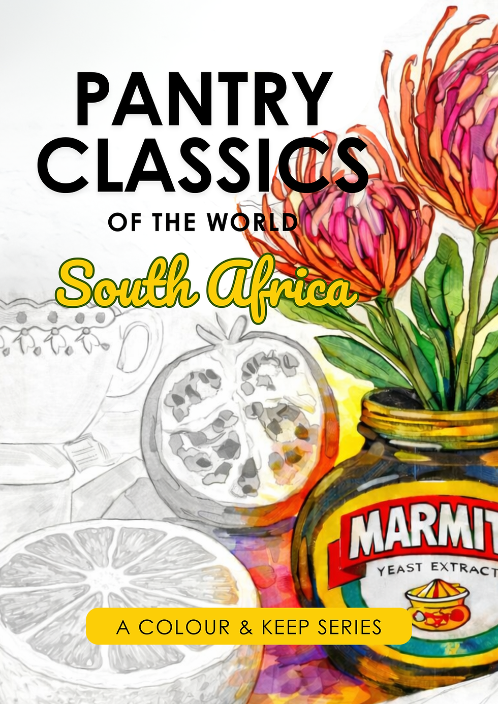 Pantry Classics of the World: South Africa colouring book cover