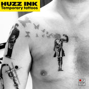 Banksy tattoo design by Huzz Ink tattoo shop in Dubai