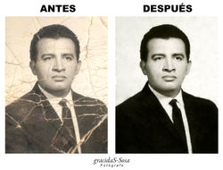 Antes y Después del Papá de mis Primos  CON  FIRMA