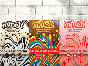 The Lifted Leaf carries a variety of mmelt chocolate bars available in store and online.