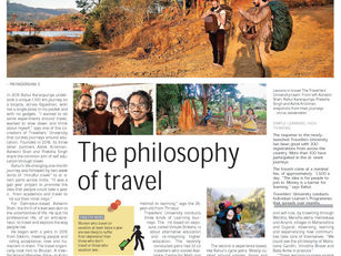 Travellers' University featured on 'The Hindu'