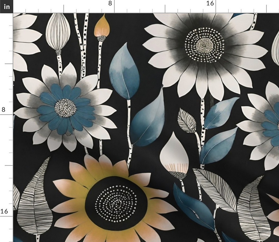 Thumbnail: Inspiration 19070s exclusive pattern collection designed by marta rusin for fashion fabrics store