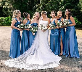 First Look with Bridesmaids